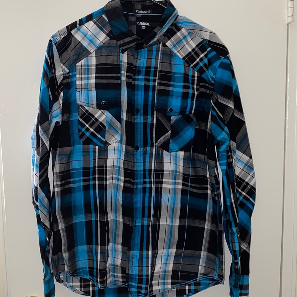 Carbon button down